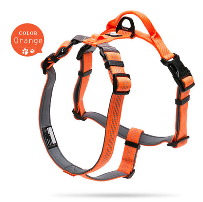 Truelove Pet Harness Einstellbare Reflektierende Nylon mit Kragen Leine LED Licht Neopren Padded Wandern Laufen TLH6171 Dropshipping