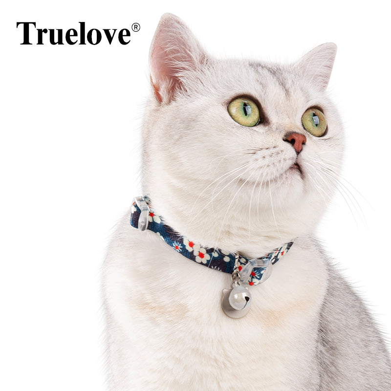 Truelove Pet Floral Kragen mit Glocke Welpen Kätzchen Typenschild Halskette Katze und Hund Pet Liefert Britischen Kurzhaar ChihuahuaTLC5312