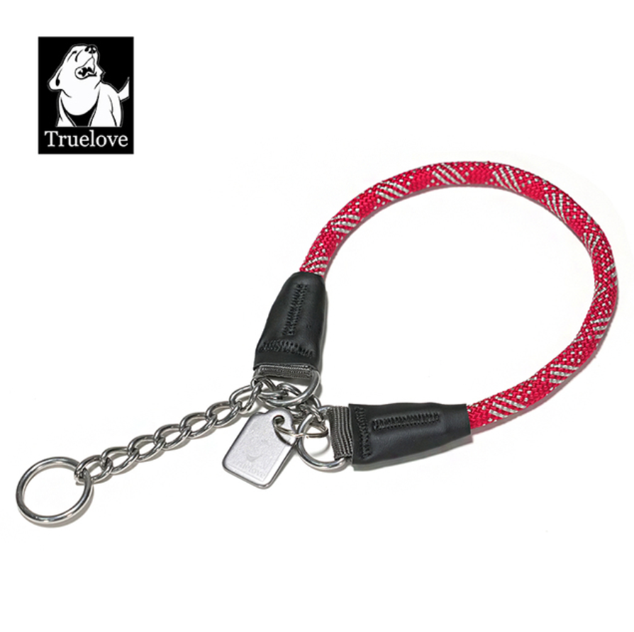 Reflektierendes Hundehalsband mit Kettenzugstop V2.0