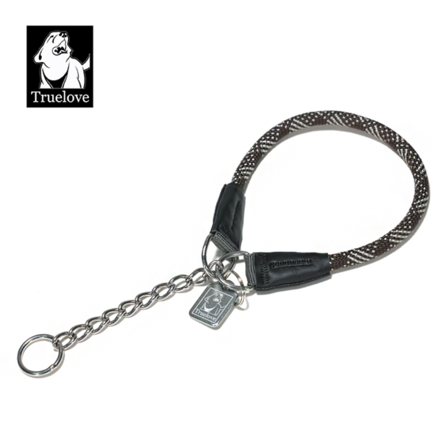 Reflektierendes Hundehalsband mit Kettenzugstop V2.0