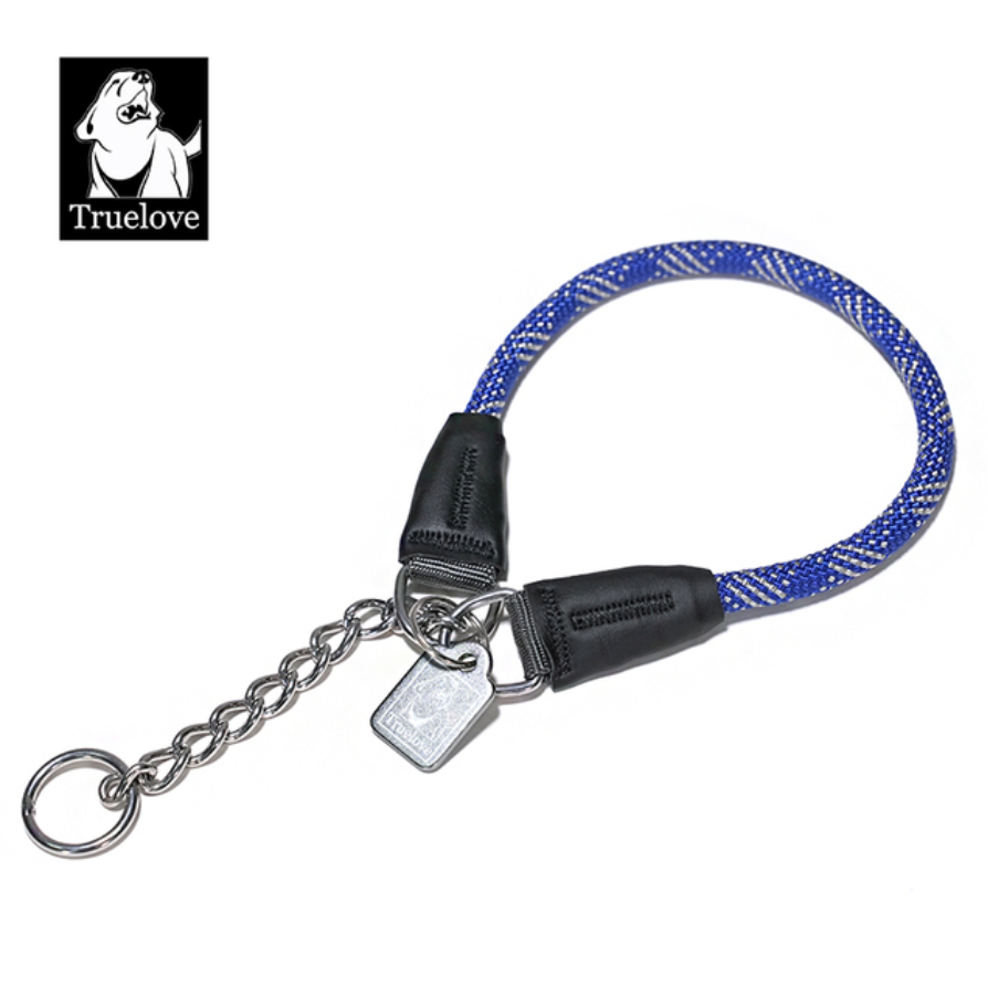 Reflektierendes Hundehalsband mit Kettenzugstop V2.0