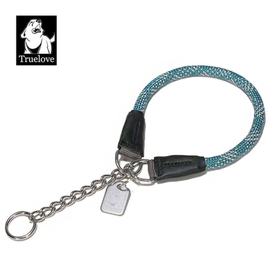 Reflektierendes Hundehalsband mit Kettenzugstop V2.0